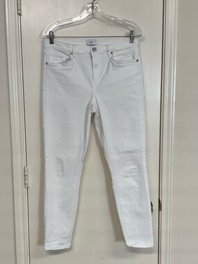 LOFT White Skinny High-Rise Jeans
